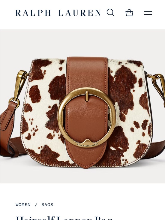 Ralph Lauren Handbags - Polo Ralph Lauren Lennox Saddle Crossbody Bag